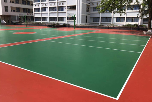 金晟建設籃球體育場地案例